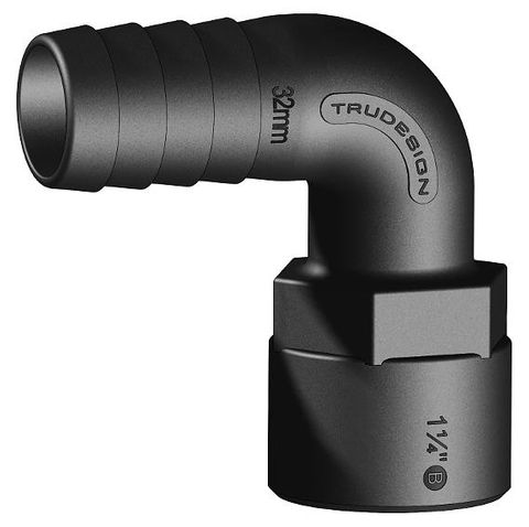 Trudesign 90 Degree Hose Tail - Female