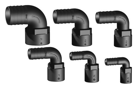 Trudesign Unequal 90 Degree Hose Tails - Female