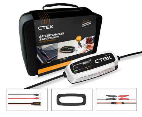 CTEK 5 Amp Battery Charger Bundle