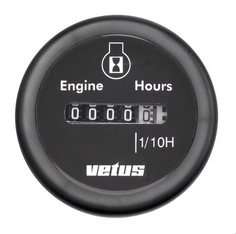Vetus Hour Counter Gauge 12/24V