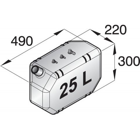 Vetus Diesel Fuel Tanks with Connectors