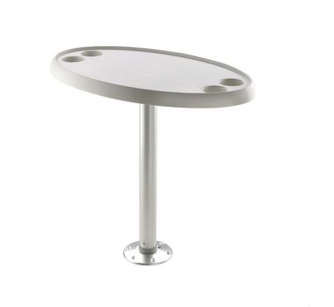 Vetus Oval Table with Adjustable Pedestal