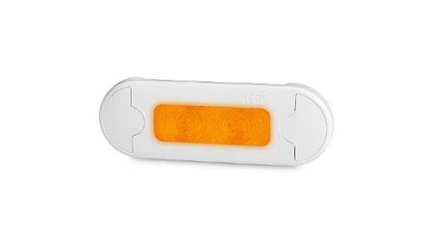 DuraLED Surface Mount Oblong Courtesy Lamps - Low Profile Amber Light