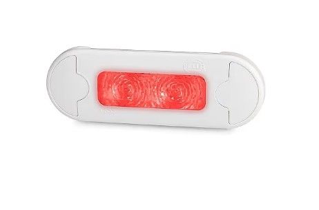 DuraLED Surface Mount Oblong Courtesy Lamps - Low Profile Red Light