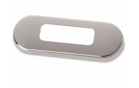 Hella LED Oblong Courtesy Lamp Rim - Polished 316 Stainless Bezel