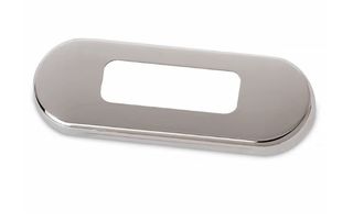 Hella LED Oblong Courtesy Lamp Rim - Polished 316 Stainless Bezel