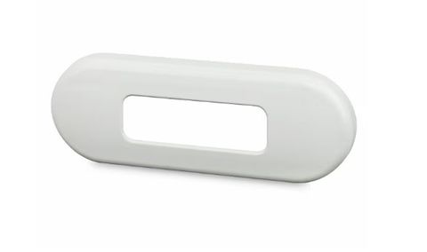Hella LED Oblong Courtesy Lamp Rim - White Plastic Bezel