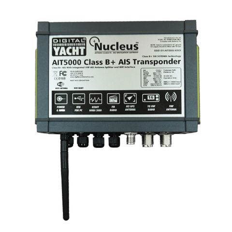 Digital Yacht AIS - AIS Class B+ Transponder with GPS Ant, WiFi & Integral Splitter