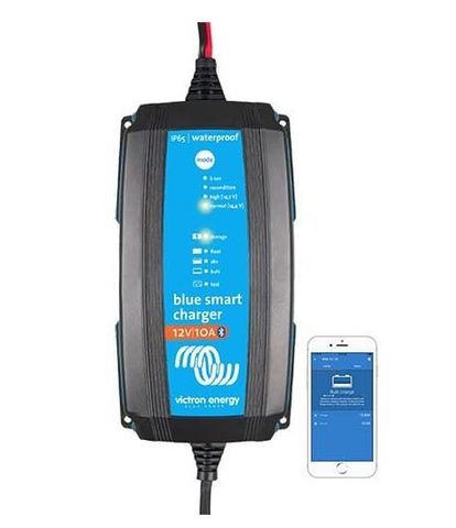 Victron Blue Smart IP65 Charger - 12V - 10A - 120V NEMA 1-15P