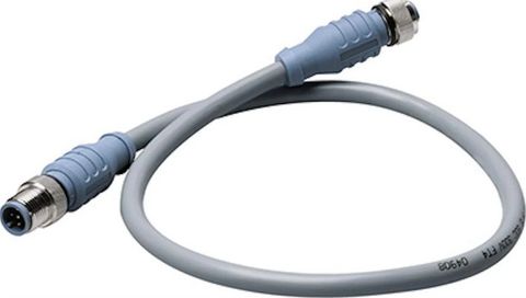 Micro Double-Ended Cordsets - M to F - 3M (grey)