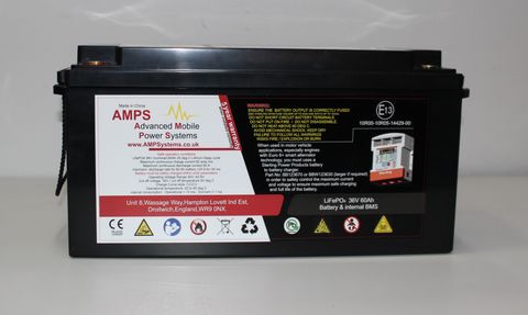 36V AMPS LiFePO4 Lithium Batteries