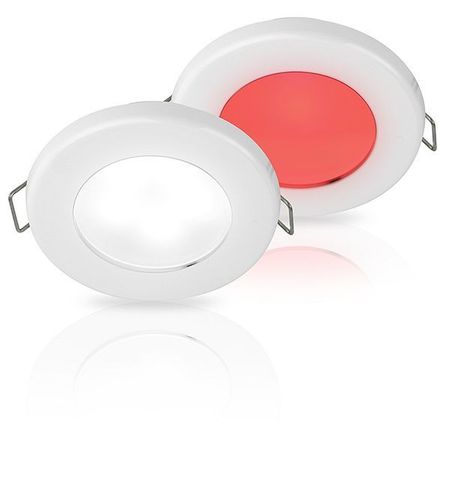 Hella EuroLED 75 Dual Colour Down Lights Spring clip