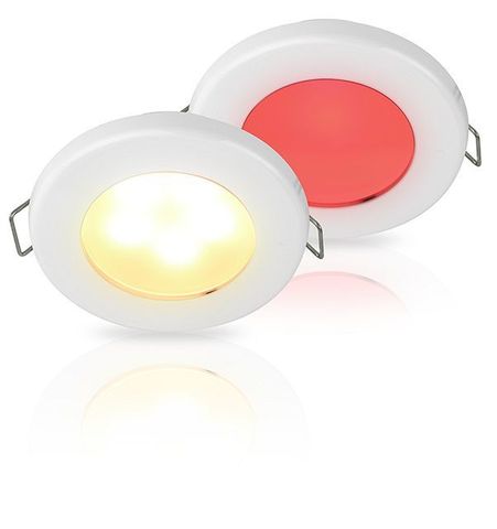 Hella EuroLED 75 Dual Colour Down Lights Spring clip