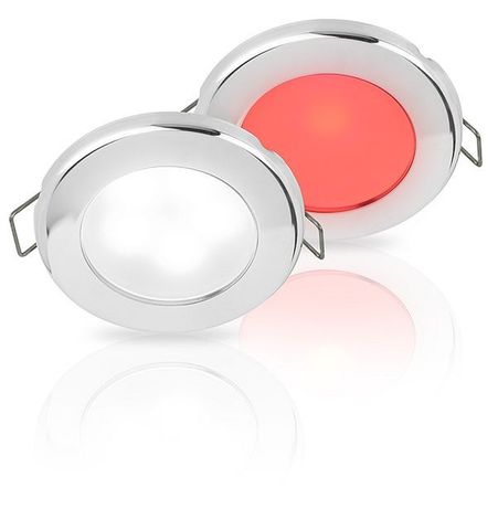 Hella EuroLED 75 Dual Colour Down Lights Spring clip