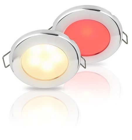 Hella EuroLED 75 Dual Colour Down Lights Spring clip