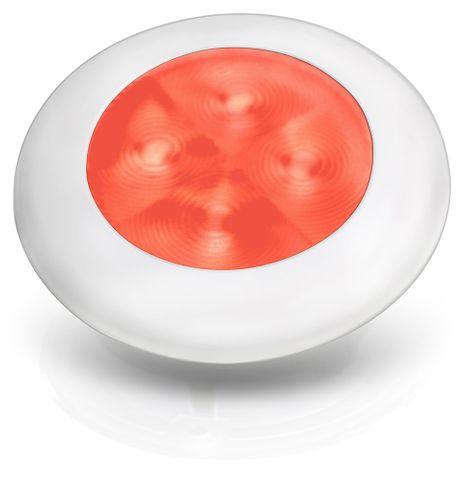 Hella Marine LED Round Courtesy Lamps - Red
