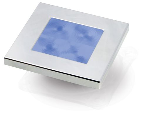 Hella Marine LED Square Courtesy Lamp - Blue