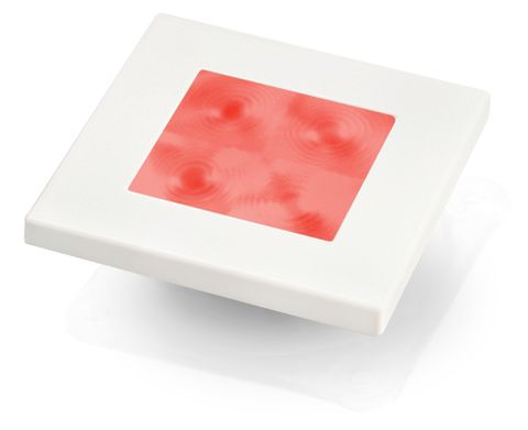 Hella Marine LED Square Courtesy Lamp - Red