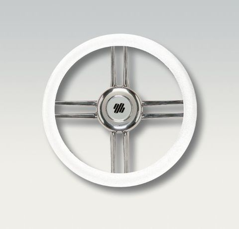 Ultraflex Steering Wheels - Stainless Steel - 4 Equidistant Spoke