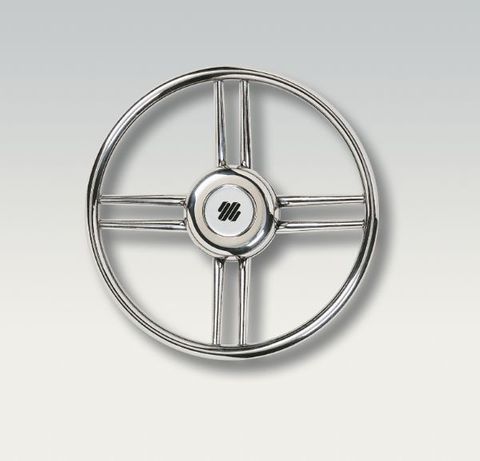 Ultraflex Steering Wheels - Stainless Steel - 4 Equidistant Spoke