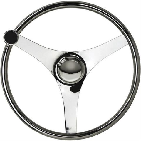 SAW  Steering Wheels - Stainless Steel - 3 Equidistant Spoke