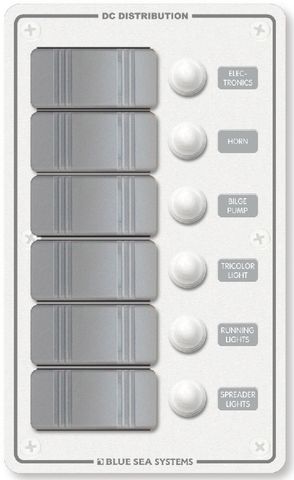 Blue Sea Contura Circuit Breaker Switch Panel