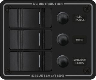 Blue Sea Contura Circuit Breaker Switch Panel