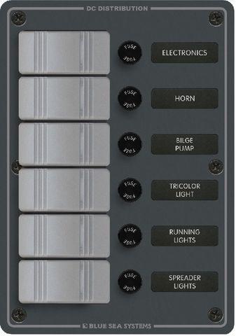 Blue Sea Contura Switch Panel