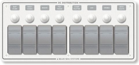 Blue Sea Contura Circuit Breaker Switch Panel