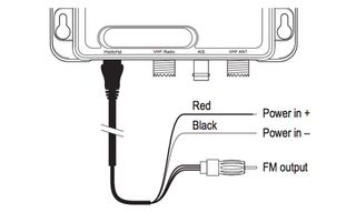 Raymarine AIS100 Active Antenna Splitter - Power and FM Cable