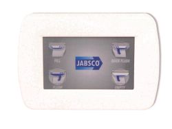 Jabsco’s stylish new Deluxe Flush toilets  are comfortable, quiet and very compact
