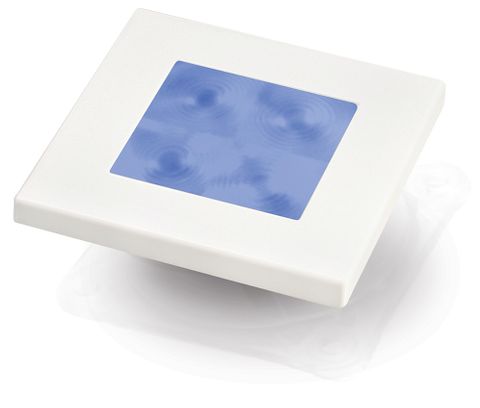 Hella Marine LED Square Courtesy Lamp - Blue