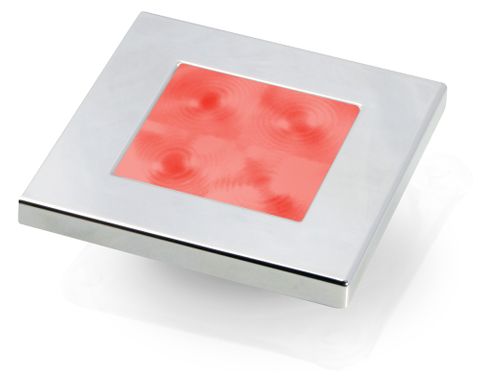 Hella Marine LED Square Courtesy Lamp - Red