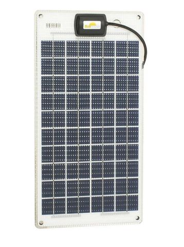 Sunware Semi Flexible Solar Panel - Outlet on Top