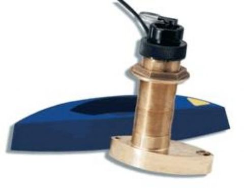 Raymarine B744VL 600W Bronze Long Stem Thru-hull Transducer