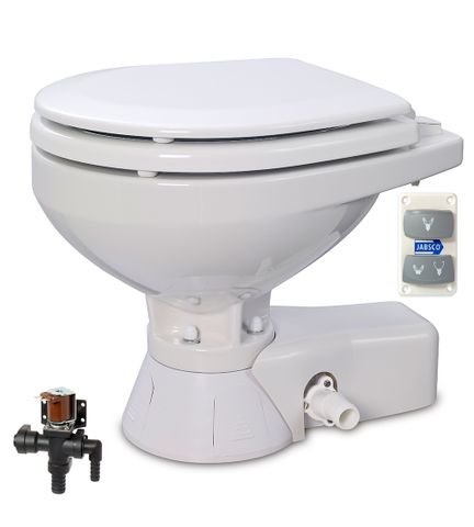 Jabsco Quiet-Flush Electric Toilet