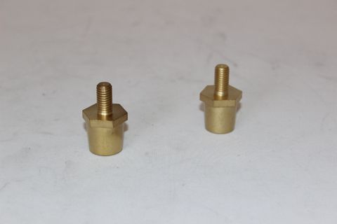 LCB BRASS TERMINAL POST M8 - POSITIVE