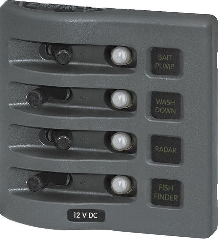 Blue Sea Weather Deck Circuit Breaker Panel