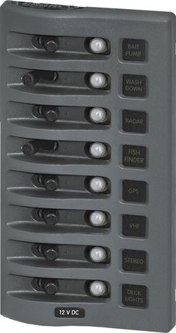 Blue Sea Weather Deck Circuit Breaker Panel
