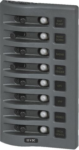 Blue Sea Weather Deck Circuit Breaker Panel