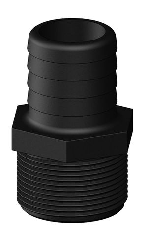 Trudesign Straight Hose Tail - Male