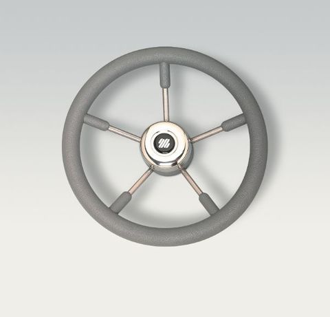 Ultraflex Steering Wheels - Stainless Steel - 5 Spoke
