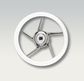 Ultraflex Steering Wheels - Stainless Steel - 5 Helical Spoke
