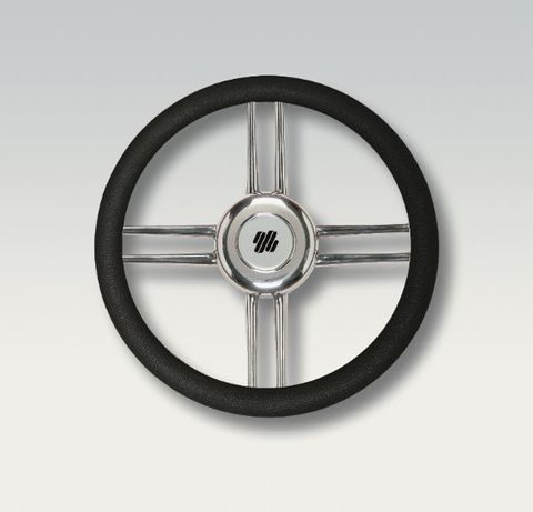 Ultraflex Steering Wheels - Stainless Steel - 4 Equidistant Spoke