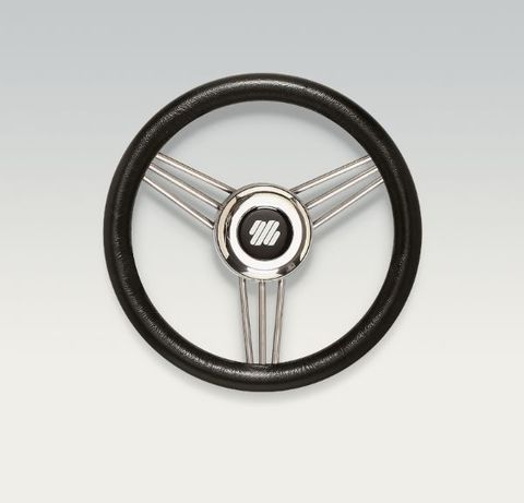 Ultraflex Steering Wheels - Stainless Steel - 3 Equidistant Spoke