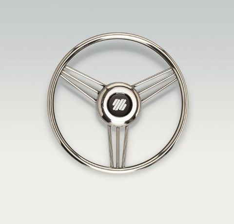 Ultraflex Steering Wheels - Stainless Steel - 3 Equidistant Spoke