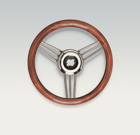 Ultraflex Steering Wheels - Stainless Steel - 3 Equidistant Spoke