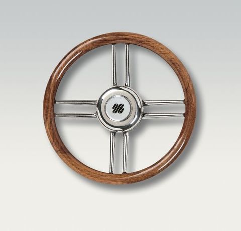 Ultraflex Steering Wheels - Stainless Steel - 4 Equidistant Spoke