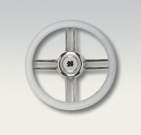 Ultraflex Steering Wheels - Stainless Steel - 4 Equidistant Spoke