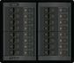 Blue Sea 360 Circuit Breaker Panel with Flat Rocker Circuit Breakers